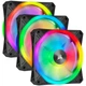 Кулер для корпуса Corsair iCUE QL120 RGB 3 Fan Pack (CO-9050098-WW) - изображение 1