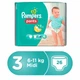 Підгузки-трусики для дівчаток Pampers Pants 3 розмір 6-11 кг 26шт - зображення 1