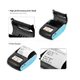 Портативный Bluetooth термопринтер для смартфона Goojprt PT-120, POS-принтер чеков Голубой - изображение 3