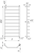 Полотенцесушитель Лесенка Standart 10 1050x482 - изображение 2