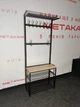 Прихожая металлическая CHC2 J4 LOFT Метакам 80х30х192 см Черный Матовый - изображение 2