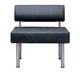 Диван офисный Премьера Тетра 3 680х680х730 Fly Soft 2230 черный - изображение 2