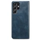 Чехол-книжка с кармашками UniCase Leather Wallet для Samsung Galaxy S22 Ultra - Blue - изображение 5