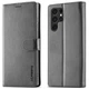 Чехол LC.IMEEKE Wallet Case для Samsung Galaxy S22 Ultra - Grey - изображение 1