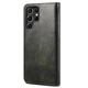 Чохол-книжка з кишеньками UniCase Leather Wallet для Samsung Galaxy S22 Ultra - Green - зображення 3