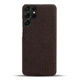 Захисний чохол KSQ Cloth Style для Samsung Galaxy S22 Ultra - Brown - зображення 3