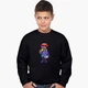 Свитшот для мальчиков Бравл Старс Рико (Brawl Stars Rico) (9509-1006) 134-140 см Черный - изображение 1
