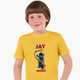 Детская футболка Лего Ниндзяго Джей Уокер (LEGO Ninjago Masters of Spinjitzu Jay Walker) (25186-2638) 88-104 см Хлопок Желтый - изображение 1
