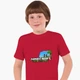 Детская футболка для мальчиков Майнкрафт (Minecraft) (25186-1170-5) 146-152 см Хлопок Красный - изображение 1