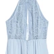 Платье длинное летнее женское H&M 0608022 32 Голубое (KAY2000001314883) - изображение 2