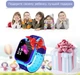 Детские смарт-часы G2 с сенсорным экраном камерой GPS+SIM фиолетово-голубые (G2_blue) - изображение 9