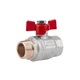 Кран кульовий Icma 3/4" прямий №351 - зображення 1