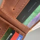 Кожаный мужской кошелек Standart без монетницы Светло-коричневый - изображение 4