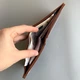 Кожаный мужской кошелек Standart без монетницы Светло-коричневый - изображение 5