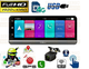 Видеорегистратор на торпеду 8" 4G Sim GPS WIFI Android Bluetooth Hand Free Full HD DVR K8 Plus с камерой заднего вида - изображение 1