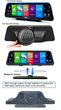 Видеорегистратор на торпеду 10" 4G Sim GPS Android Bluetooth FM передатчик Full HD GF E98 Plus / 4Ядра / 32Gb / 2Gb Ram / с камерой заднего вида - зображення 5