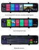 Видеорегистратор зеркало 12" 4G Sim GPS WIFI Android Bluetooth Hand Free Full HD DVR D60 Plus с камерой заднего вида - изображение 7