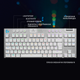 Бездротова клавіатура Logitech G915 Gaming TKL Tenkeyless LightSpeed ​​/з підсвічуванням/Біла (920-009664WH) 256361 - зображення 7