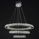 Люстра світлодіодна підвісна кришталеві кільця BR-967S/68 LED CH Brille 22-429 - зображення 3