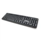 Клавиатура USB Jedel K11, (Eng/Pyc),(435х130х21), 112k, Black, Box - изображение 1