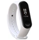 Силиконовый ремешок MRK для фитнес браслета Xiaomi Mi Band 4/3 Белый с металлической кнопкой (mrk51230006) - изображение 5