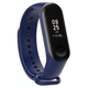 Силиконовый ремешок MRK для фитнес браслета Xiaomi Mi Band 4/3 Тёмно-синий c металлической кнопкой (mrk21042045) - изображение 4