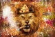 Картина на холсте лев сигара lion 20х30 см - изображение 1