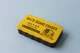 Губка для стирання записів на маркерних дошках і магнітних планерах, жовта, на магніті (11х6х2 см) - зображення 5