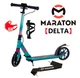 Дитячий двоколісний самокат Maraton DELTA (2021) Бірюзовий + LED-ліхтарик, тримач - зображення 1