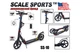 Дитячий самокат Scale Sports SS-10 Чорний з Ручним гальмом (USA) - зображення 6