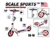 Дитячий самокат Scale Sports SS-10 Білий з Ручним гальмом (USA) - зображення 6