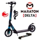 Дитячий двоколісний самокат Maraton DELTA (2021) Чорний + LED-ліхтарик, тримач. - зображення 1