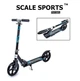 Дитячий двоколісний самокат Scale Sports City 460 (USA) Чорний - зображення 3