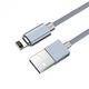 USB Cable Hoco U40A Magnetic Absorption Lightning Grey 1.2m - зображення 2