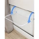 Сушилка для одежды на батарею Fold Clothes Shelf навесная съемная Голубая - изображение 2