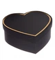 Подарункова коробка "Black heart", 30*27,5*12 см., матеріал - картон високої якості - зображення 1