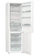 Холодильник с нижн. мороз. камерой Gorenje NRK6202AW4, 200х60х60см, 2 дв., 235(96)л, А++, Total NF , Зона св-ти, Внешн.диспл, бе (NRK6202AW4) - зображення 2