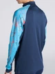 Спортивная кофта мужская Joma Elite Ix 102756.334 2XL Темно-сине-бирюзовая (8445456433064) - изображение 2