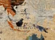 Картина на холсте карта мира бежевый world map 60х110 см - изображение 4