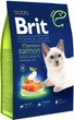 Сухий корм з лососем Brit Premium Sterilized Salmon Бріт Преміум для стерилізованих котів 8 кг + наповнювач в подарунок (8595602553259) - изображение 3