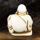 Статуэтка Netsuke Нэцкэ Хотэй сидящий Гипс 4.2x3.5x3.7 см Бежевый (00671) - изображение 4