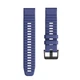 Ремінець для Garmin Fenix 6/ 8-47 мм/ 7 Pro/ 7/ 5 Plus/ 5/ Forerunner 970/ 965/ 955/ 945/ Tactix 8 - 47 мм/ Epix Pro 2 - 47 мм/ Instinct/ Marq 2/ Quatix - Navy Blue QuickFit Silicone 010-70002-16 - зображення 1