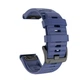 Ремінець для Garmin Fenix 6/ 8-47 мм/ 7 Pro/ 7/ 5 Plus/ 5/ Forerunner 970/ 965/ 955/ 945/ Tactix 8 - 47 мм/ Epix Pro 2 - 47 мм/ Instinct/ Marq 2/ Quatix - Navy Blue QuickFit Silicone 010-70002-16 - зображення 2