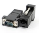 Переходник удлинитель мониторный Alitek с VGA на RJ45/Lan (папа-мама) (48480) - изображение 2