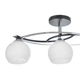 Люстра потолочная на 3 плафона LK-657S/3 E27 CH/BK Brille 23-763 - изображение 2
