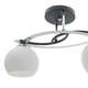 Люстра потолочная на 2 плафона LK-657S/2 E27 CH/BK Brille 23-762 - изображение 2