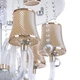 Люстра потолочная с абажуром классическая с подсветкой BCL-496S/6 E14 + LED AMB Brille 22-576 - изображение 2