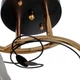 Люстра на 2 плафона черная с белым LK-713S/2 E27 BK+FG Brille 24-555 - изображение 2