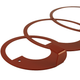 Вешалка настенная Glozis Rings H-071 50 х 17см - изображение 5