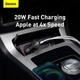 Автомобильное зарядное устройство BASEUS Share Together Fast Charge Car (2USB, 3A, 120W) - изображение 3